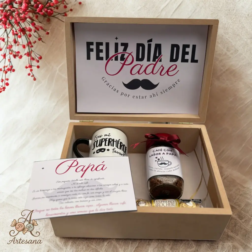 🎁 Box “Superhéroe Favorito” – Edición Día del Padre 🦸‍♂️☕🍫