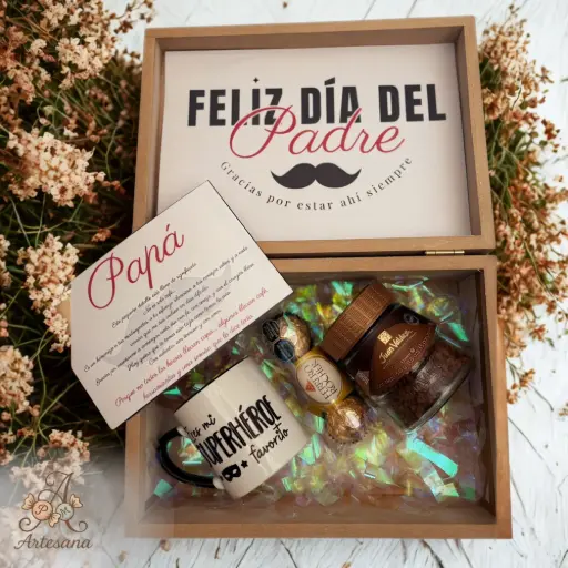 🎁 Baúl “Superhéroe Favorito” – Edición Café Clásico 🦸‍♂️☕🍫