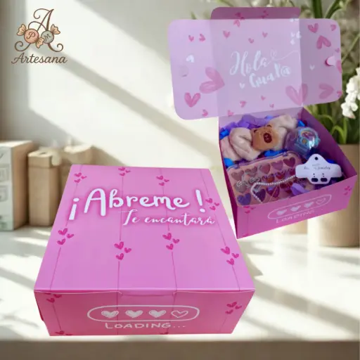 Caja Ábreme Corazón 20x20x9